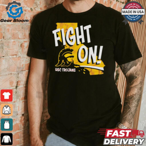 Awesome USC Trojans Fight On logo shirt