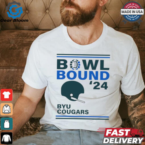 BYU Cougars 2024 Bowl Bound Helmet Shirt