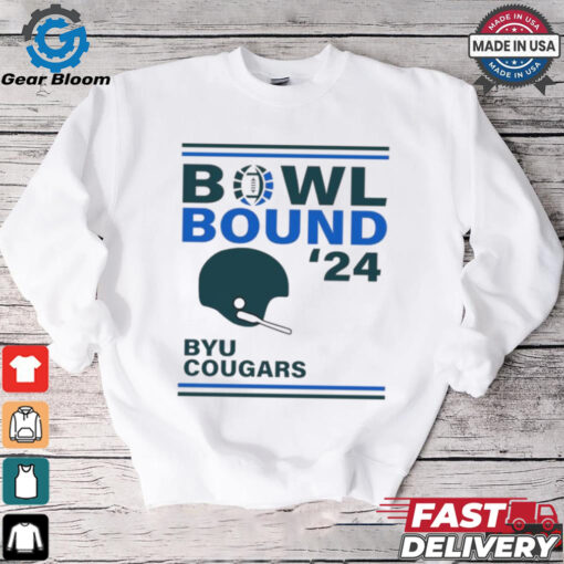 BYU Cougars 2024 Bowl Bound Helmet Shirt