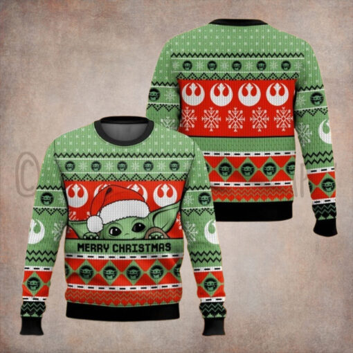 Baby Yoda Ugly Christmas Sweater