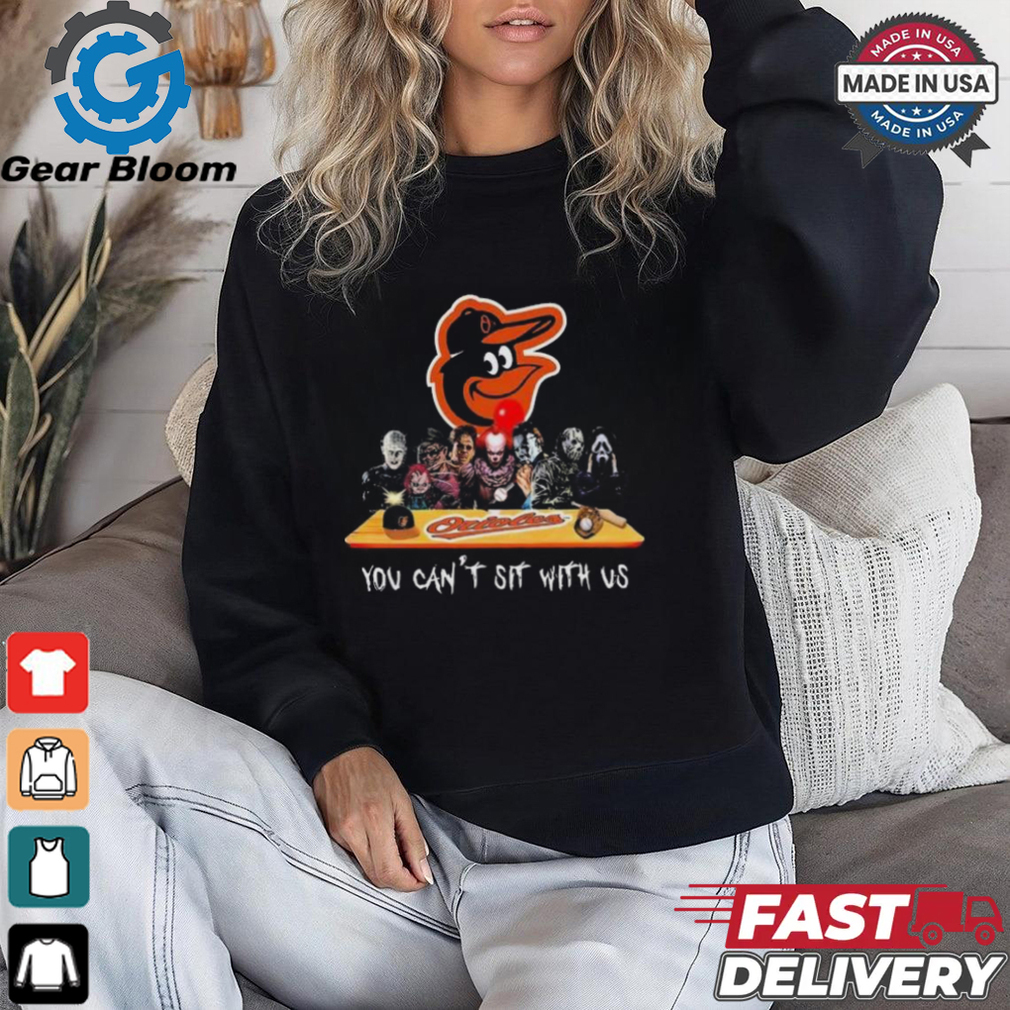 Baltimore Orioles MLB Horror Movies Halloween You Can’t Sit With Us 2024 Shirt Baltimore Orioles MLB Horror Movies Halloween You Can’t Sit With Us 2024 Shirt