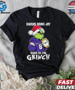 Baltimore Ravens Bring Joy Even To The Grinch Christmas Shirt