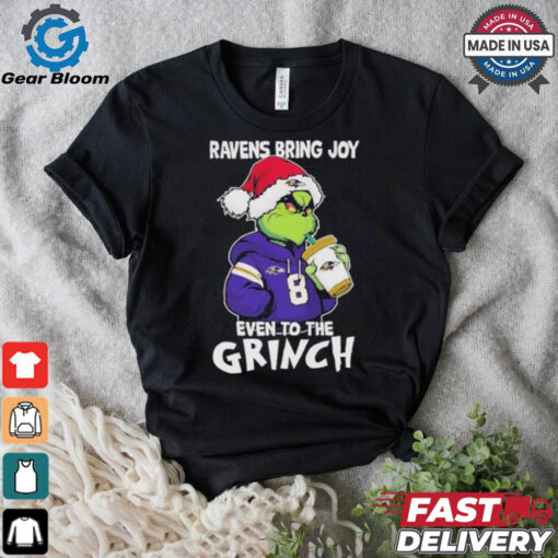 Baltimore Ravens Bring Joy Even To The Grinch Christmas Shirt