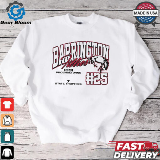 Barrington Fillies #25 Celebrating The Rich History And Tradition Of High School Girls Volleyball t shirt