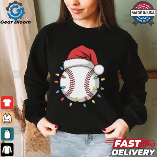 Baseball Christmas T Shirt