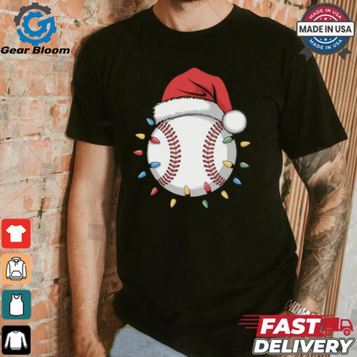 Baseball Christmas T Shirt