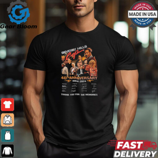 Beverly Hills 40th Anniversary 1984 2024 Thank You For The Memories Signatures Shirt