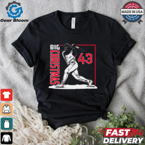 Big Christmas Jhonkensy Noel #43 Cleveland Guardians MLB Player t shirt