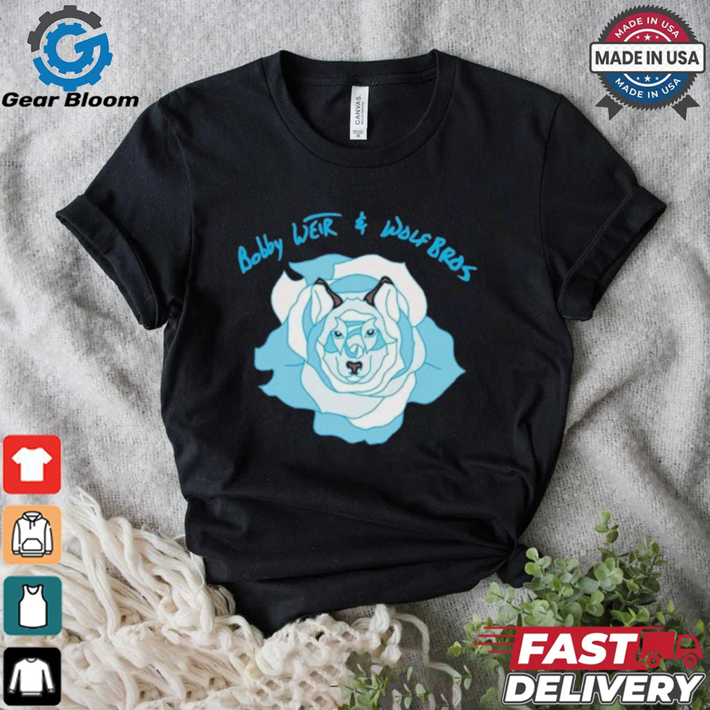 Bobby Weir And Wolf Bros Rose T shirt Bobby Weir And Wolf Bros Rose T shirt