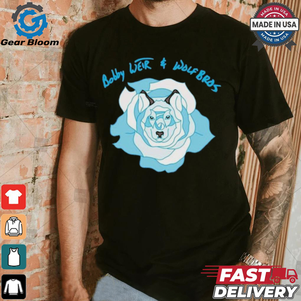 Bobby Weir And Wolf Bros Rose T shirt Bobby Weir And Wolf Bros Rose T shirt