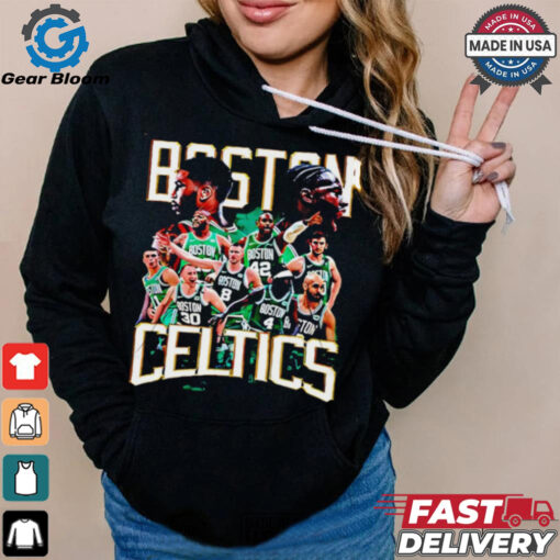 Boston Celtics all team picture collage shirt