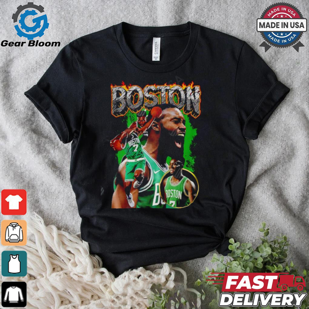 Boston Celtics number 7 Jaylen Brown scream graphic shirt Boston Celtics number 7 Jaylen Brown scream graphic shirt
