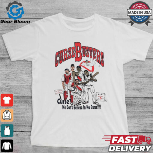 Boston Red Sox Curse Busters we don’t believe in no curse vintage shirt