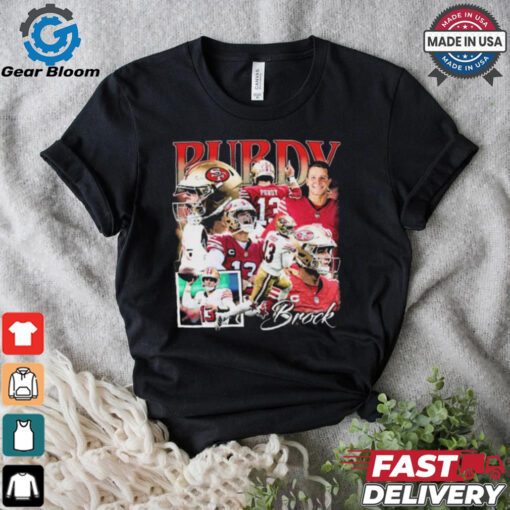 Brock Purdy American Graphic Vintage San Francisco 49ers Football NFL t shirt