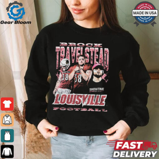 Brock Travelstead Louisville Cardinals Football 90s Graphic t shirt