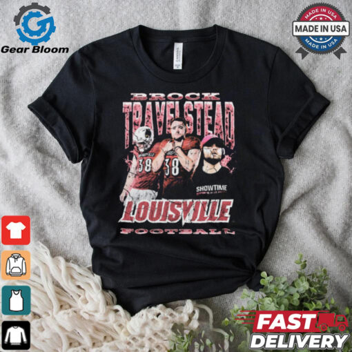 Brock Travelstead Louisville Cardinals Football 90s Graphic t shirt