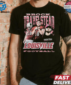 Brock Travelstead Louisville Cardinals Football 90s Graphic t shirt