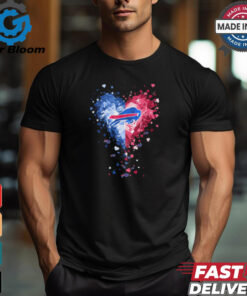 Buffalo Bills Crystal Heart Shirt