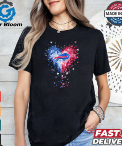 Buffalo Bills Crystal Heart Shirt