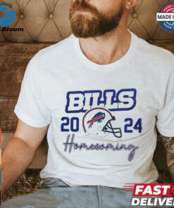 Buffalo Bills Football homecoming 2024 helmet shirt