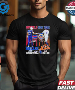Buffalo Bills On Sundays X New York Mets All Season Shirt