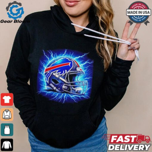 Buffalo Bills lightning football helmet shirt