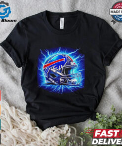 Buffalo Bills lightning football helmet shirt