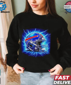 Buffalo Bills lightning football helmet shirt