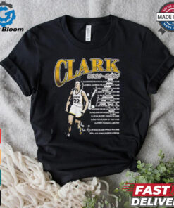 Caitlin Clark 2020 2024 Achievement List shirt