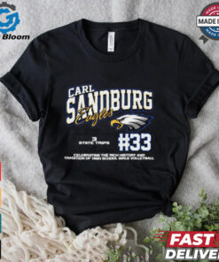 Carl Sandburg Eagles #33 Celebrating The Rich History And Tradition Of High School Girls Volleyball Shirt