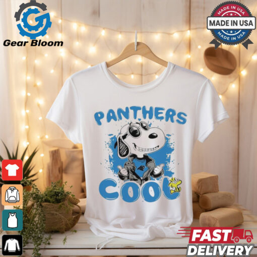 Carolina Panthers NFL Team Snoopy Joe Cool T Shirt