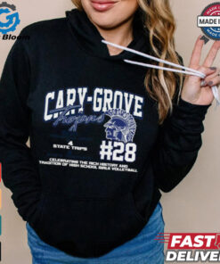 Cary Grove Trojans #28 Celebrating The Rich History And Tradition Of High School Girls Volleyball Shirt