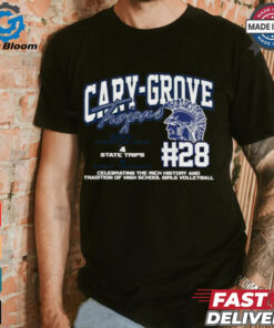 Cary Grove Trojans #28 Celebrating The Rich History And Tradition Of High School Girls Volleyball Shirt