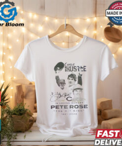 Charlie Hustle in loving memory Pete Rose the hit king 1941 2024 signature shirt