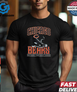Chicago Bears Helmet Garment Dyed Heavyweight T Shirt