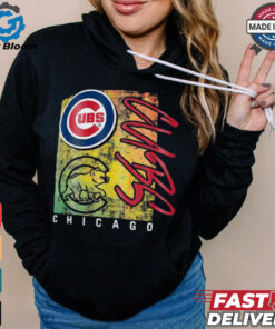 Chicago Cubs New Era Women's Sport Classics Enzyme Wash Oversized T Shirt