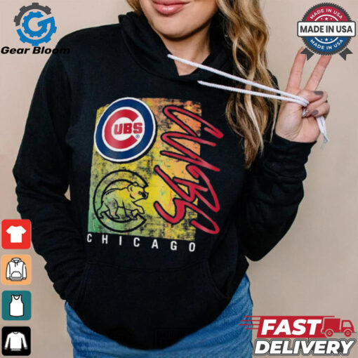 Chicago Cubs New Era Women’s Sport Classics Enzyme Wash Oversized T Shirt