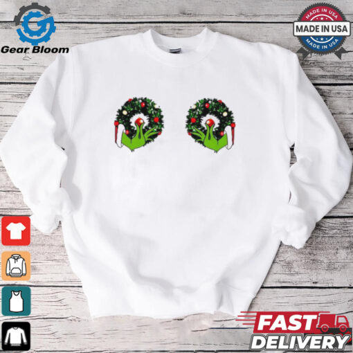 Christmas Wreath grinch shirt