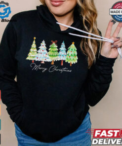 Christmas tree Merry Christmas shirt