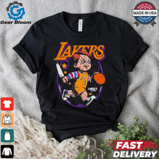 Chucky x NBA Los Angeles Lakers Graphic 2024 t shirt