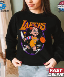 Chucky x NBA Los Angeles Lakers Graphic 2024 t shirt