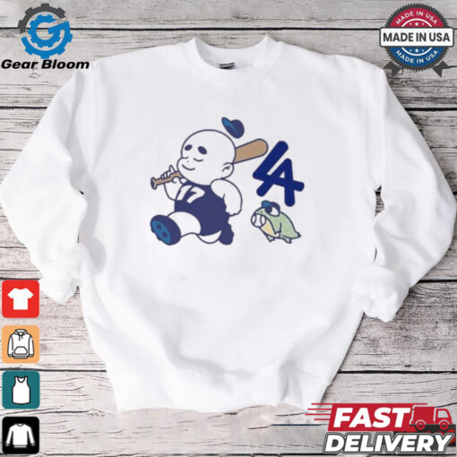 Chunky LA Baseball Baby 10oz Fleece Shirt