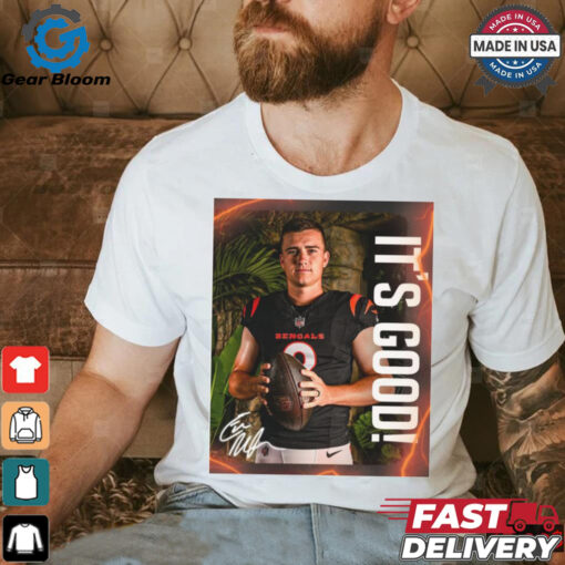 Cincinnati Bengals NFL It’s Good Evan McPherson Signature Poster t shirt