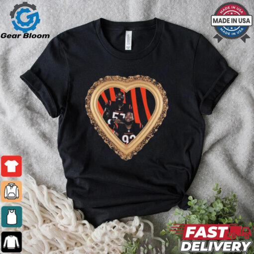 Cincinnati Bengals NFL Step Brother D Germaine Pratt and B.J. Hill Heart t shirt