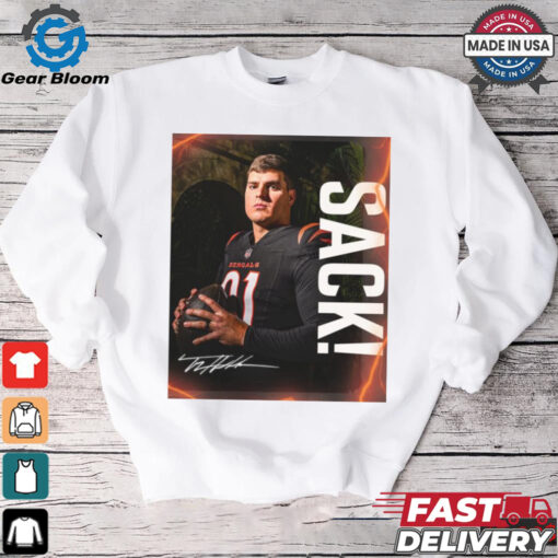 Cincinnati Bengals NFL Trey Hendrickson Sack Signature 2024 Poster t shirt