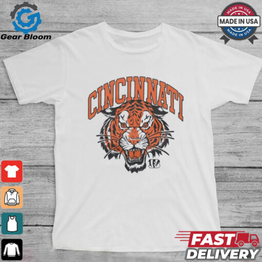 Cincinnati Bengals Tiger Head Crewneck shirt