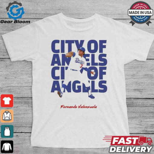 City Of Angels City Of Angels Fernando Valenzuela Los Angeles Dodgers Shirt
