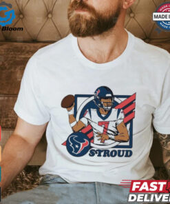 Cj Stroud Houston Texans Homage NFL Draft First Round Pick Caricature Shirt