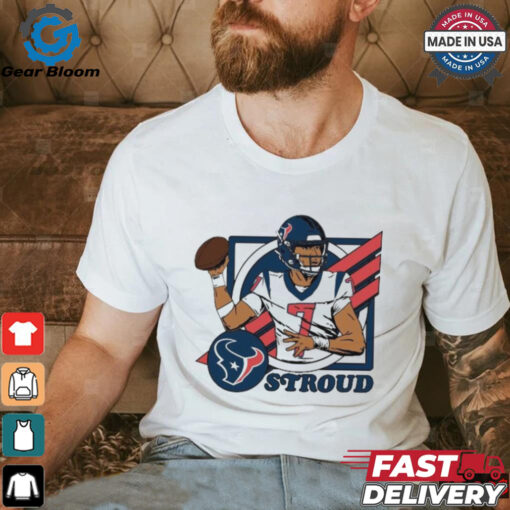 Cj Stroud Houston Texans Homage NFL Draft First Round Pick Caricature Shirt