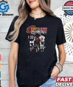 Cleveland Browns Jim Brown Cavaliers Price And Guardians Feller Signatures 2024 Shirt